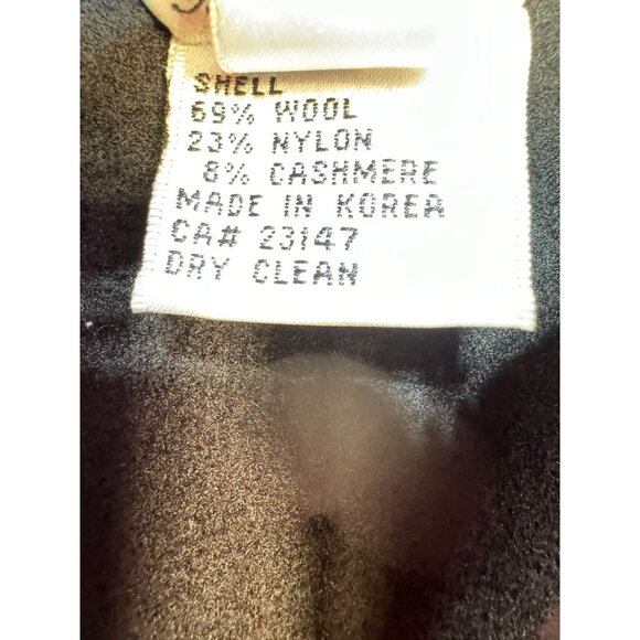 Talbots Womens Wool Blend Jacket Size 2 Petite Red - Italian Fabric Nylon & Cash - Picture 3 of 11